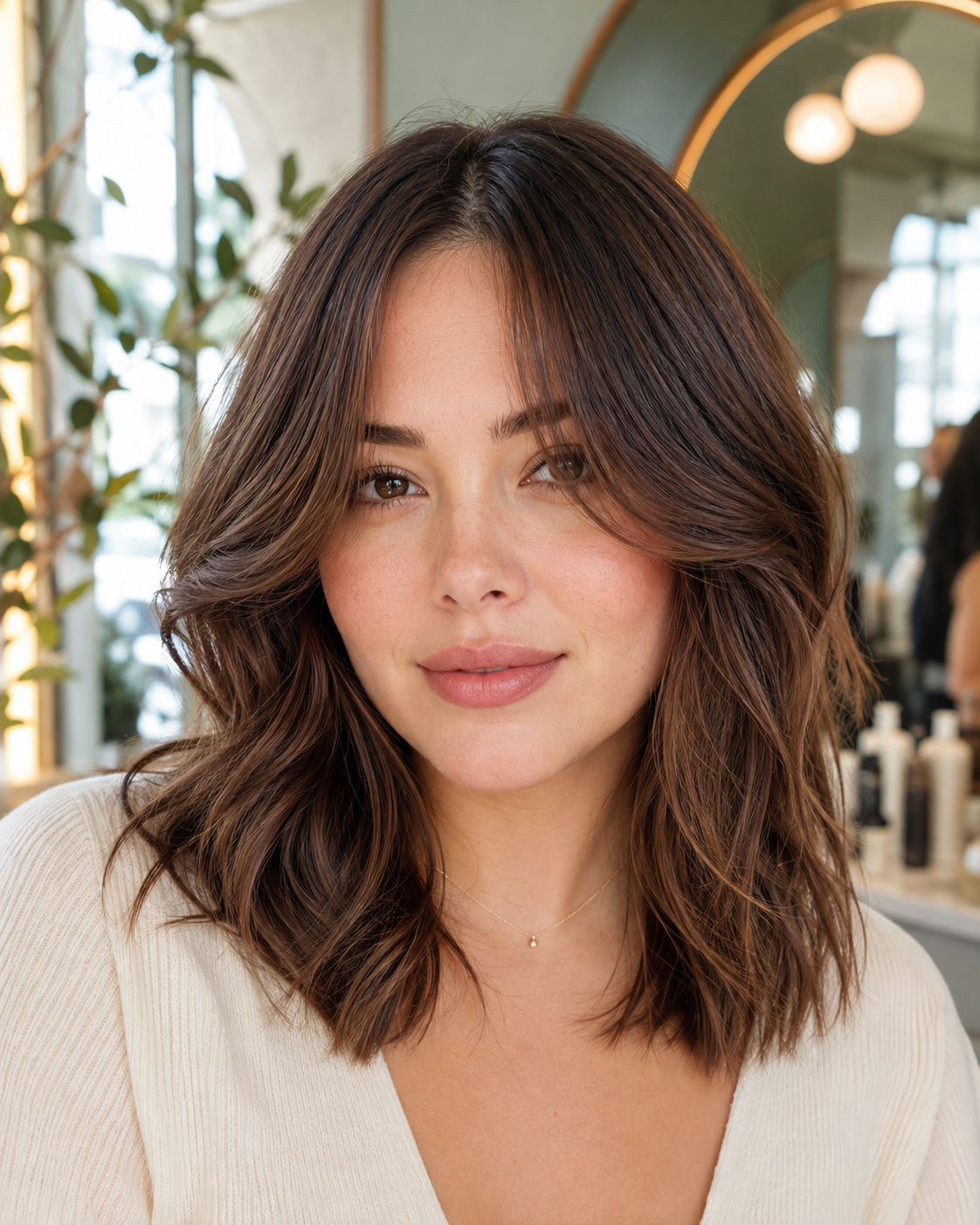 Curtain Bangs for a Round Face: When They Work and When They Do Not cover image