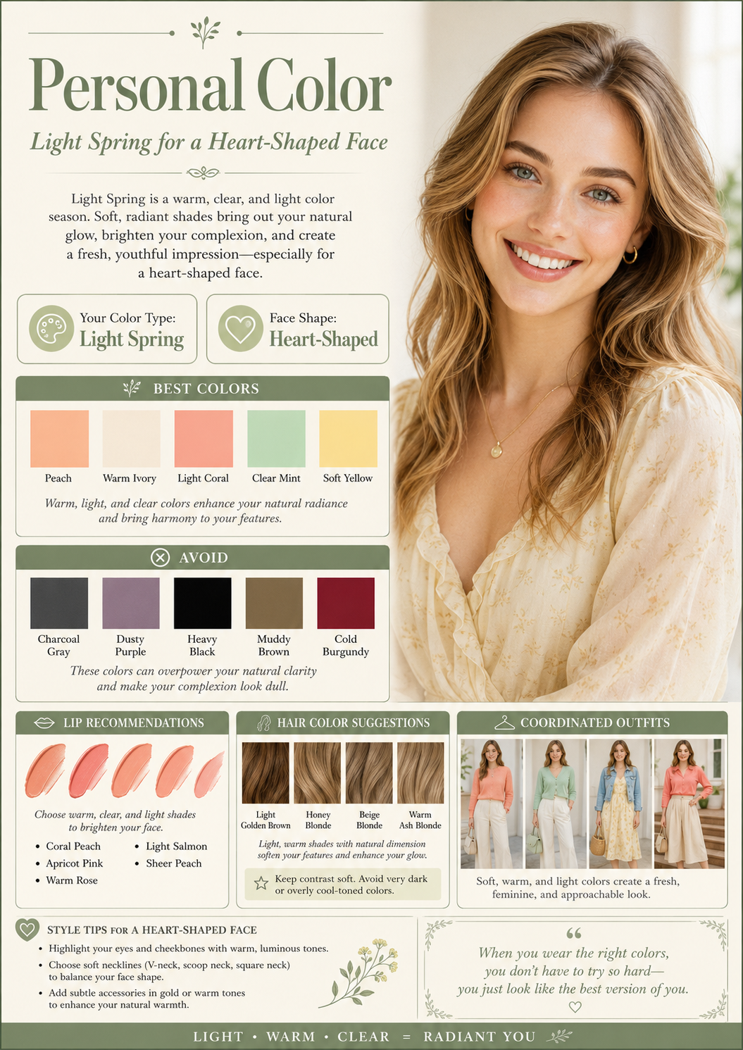 AI personal color analysis example